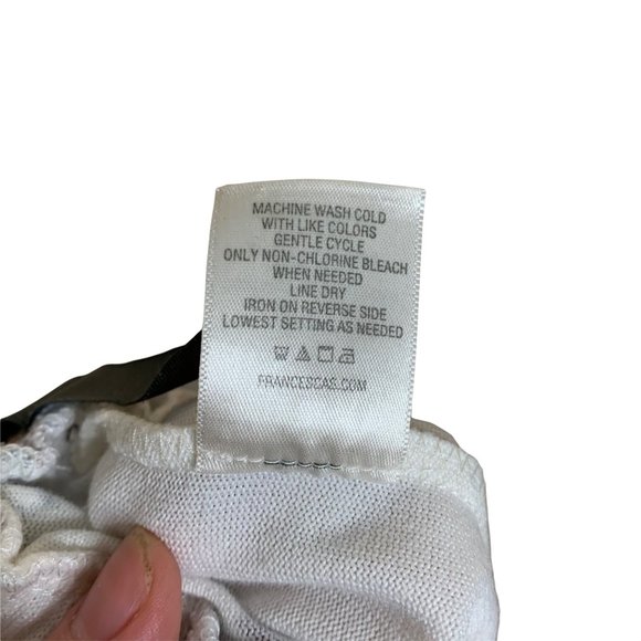 Alya White with Pink Purple Floral Lounge Shorts Women's Size Small - Picture 4 of 5